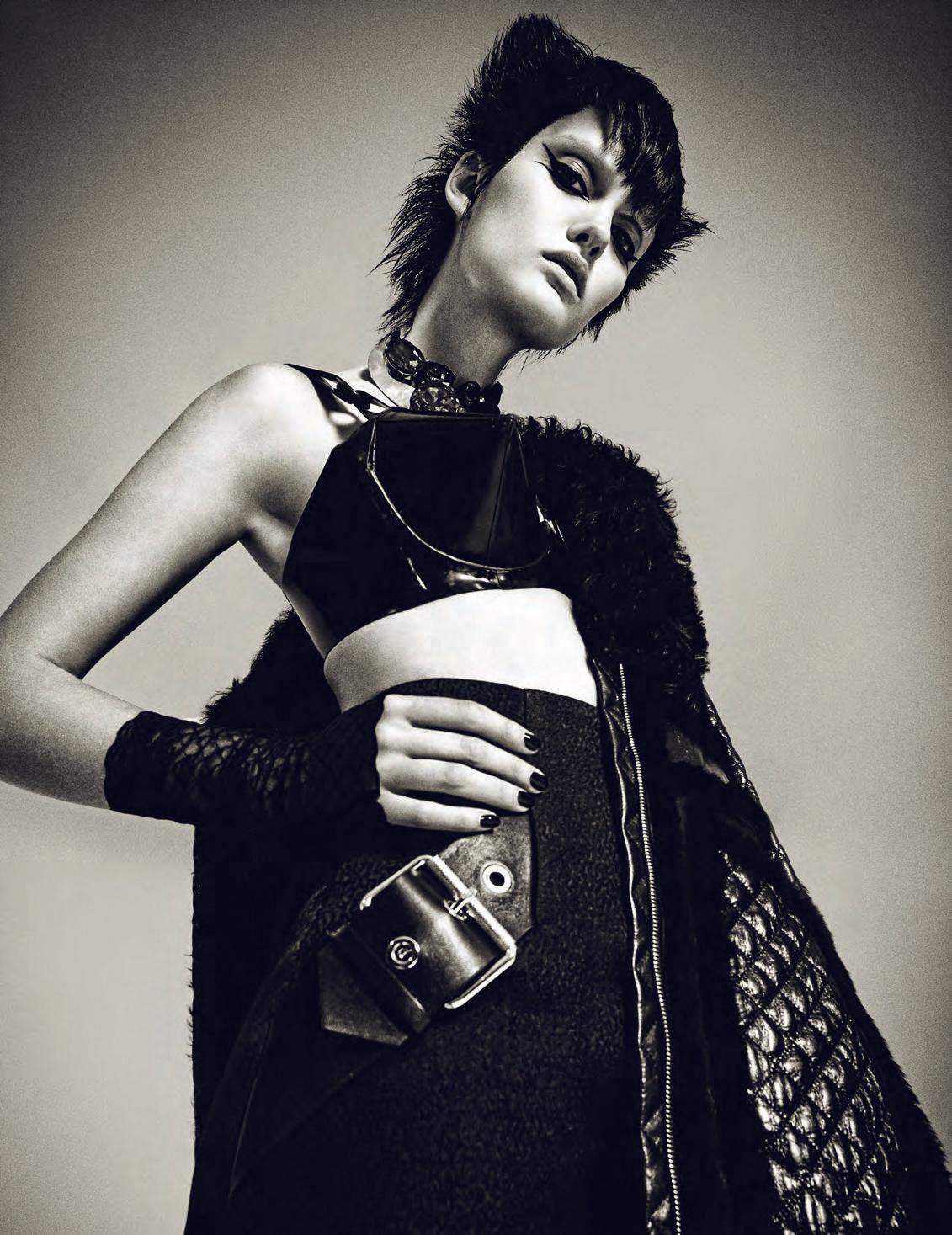 All black | Vogue Ukraine-Cornelia James