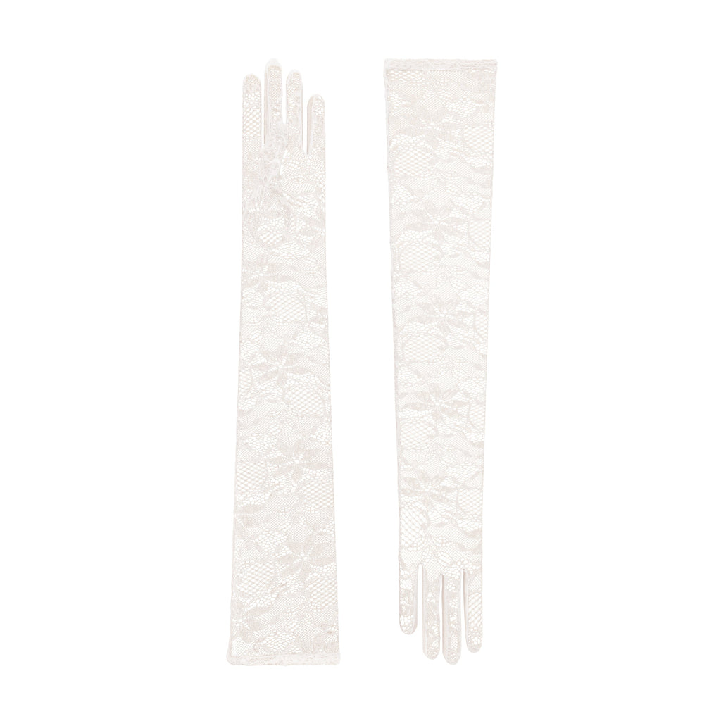 Anastacia | Lace Opera Glove – Ivory