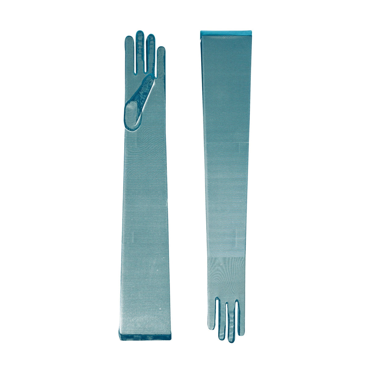 Arabella | Gant d'opéra en tulle-Teal-Cornelia James