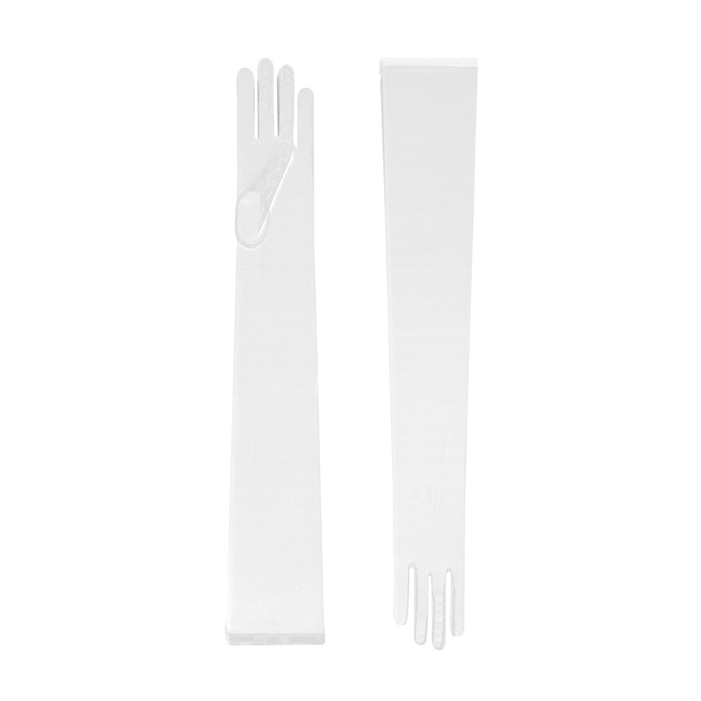 Arabella | Tulle Opera Glove – White