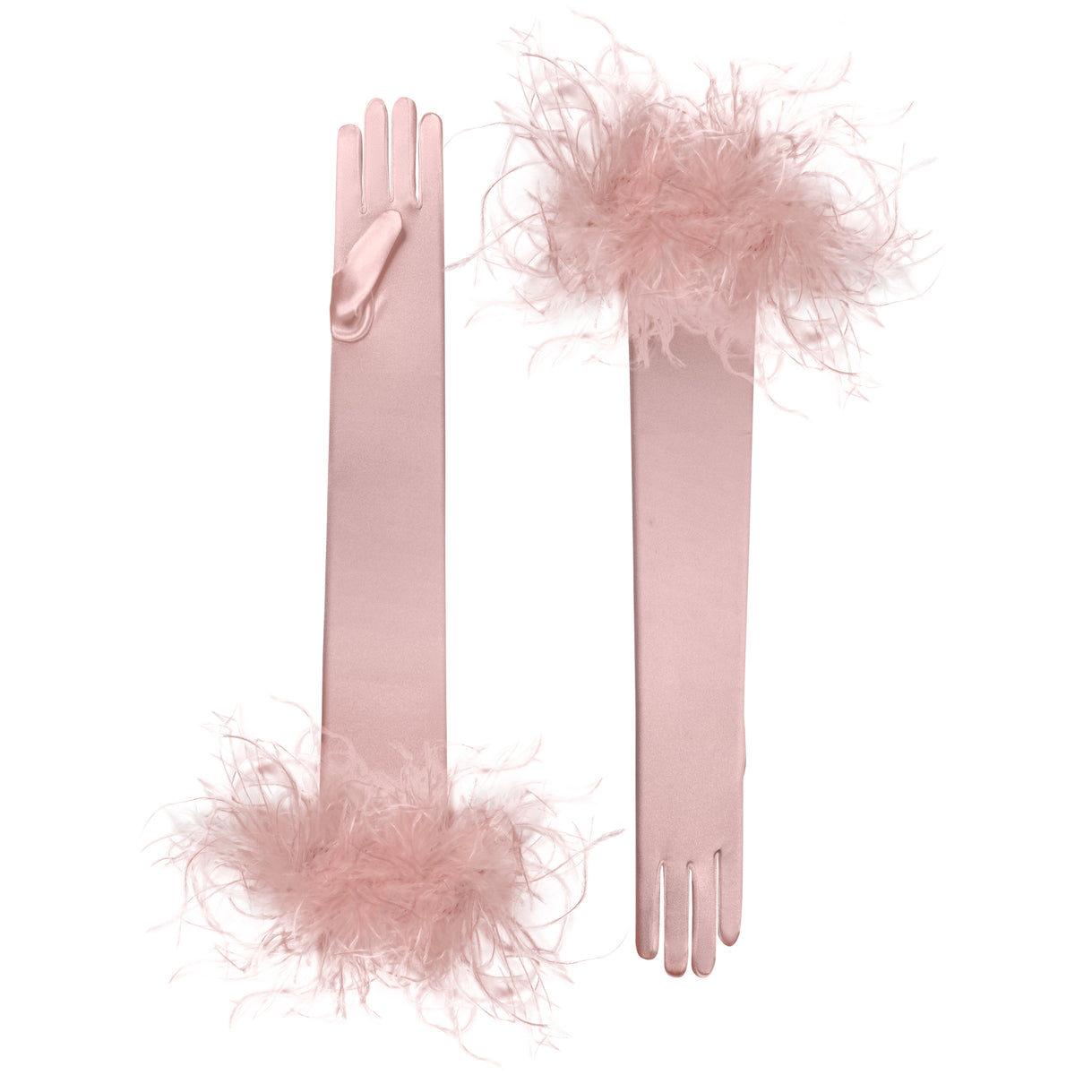 Guantes de ópera Smokey Rose Satín - Ariadne