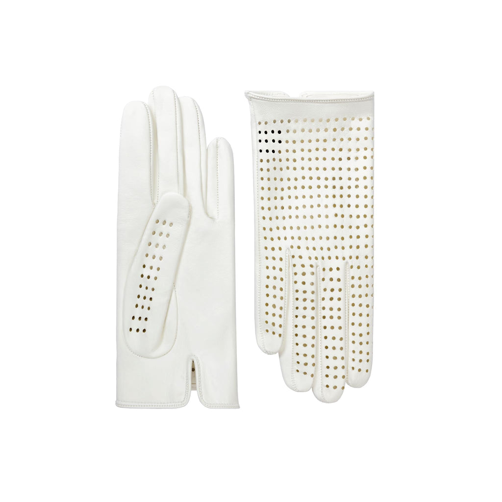 Brigitte | Unlined Leather Glove-White-Cornelia James [cw:white|high]