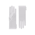 Clio | Silk Glove with 3 Buttons – Dove Grey