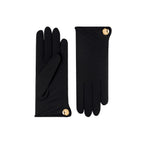 Cornelia | Merino Wool Glove with a Button Cuff Link-Black-Cornelia James [cw:black|high]