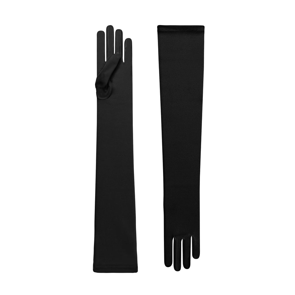 Desdemona | Silk Opera Glove – Black