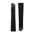 Desdemona | Silk Opera Glove – Black