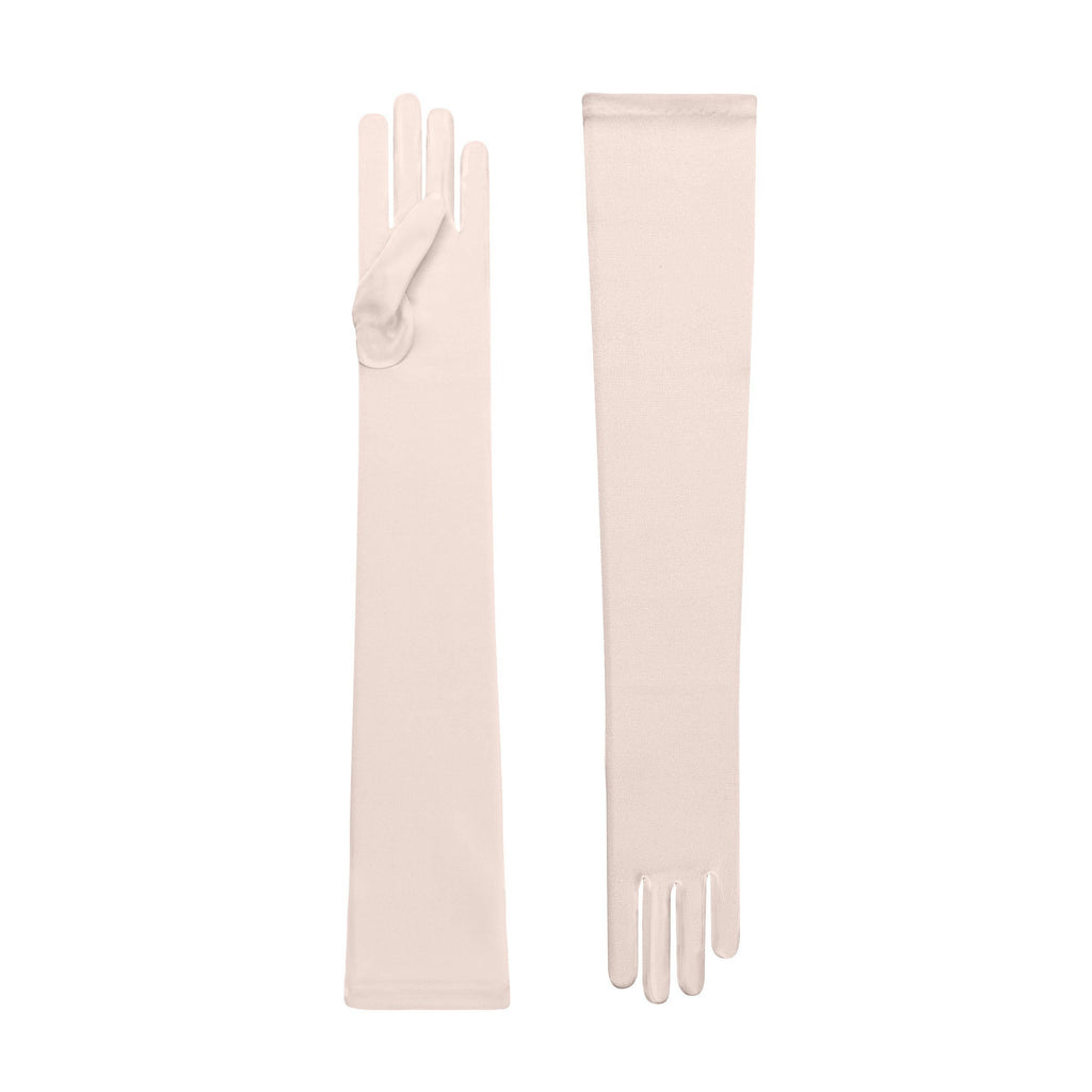 Desdemona | Silk Opera Glove – Blush Pink