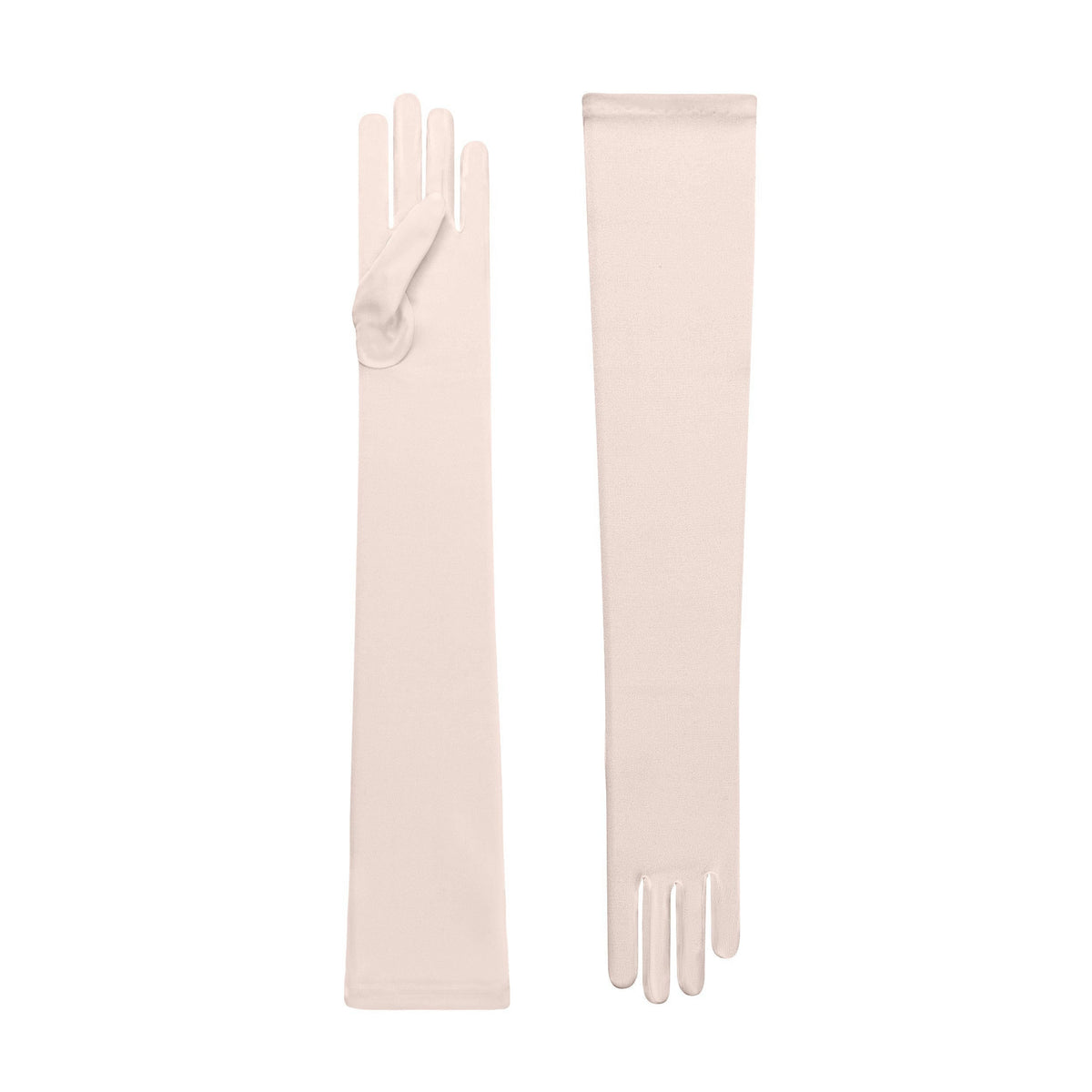 Desdemona | Silk Opera Glove – Blush Pink