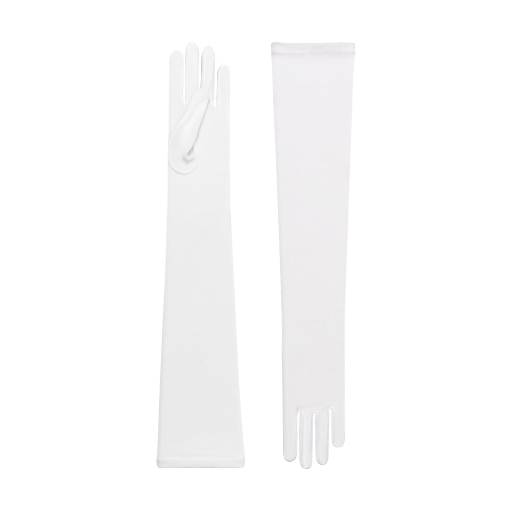 Desdemona | Silk Opera Glove – White