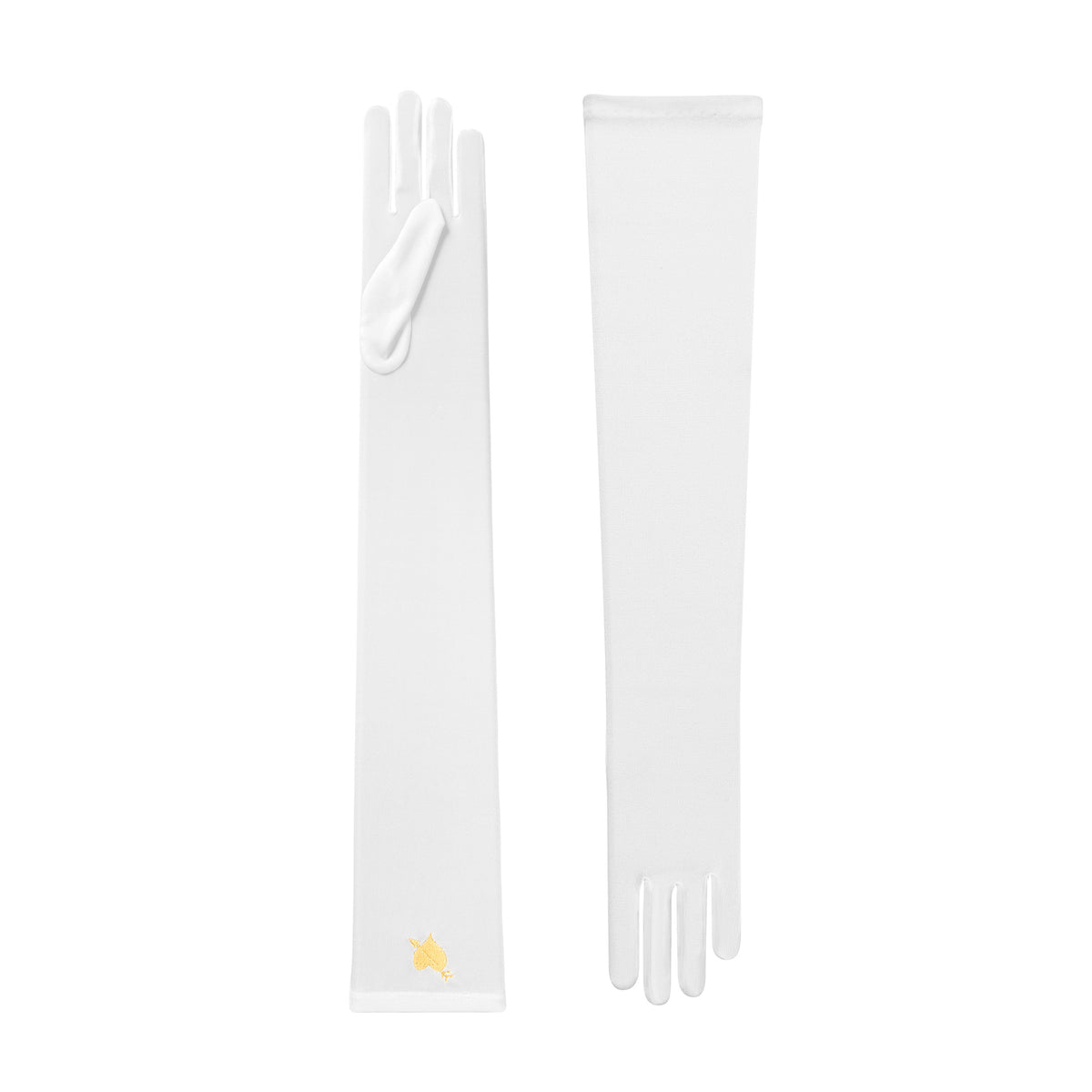 Desdemona | Silk Opera Glove – White