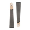Electra | Tulle Fingerless Opera Glove – Black