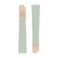 Electra | Tulle Fingerless Opera Glove – Eau de Nil