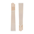 Electra | Tulle Fingerless Opera Glove – Ivory