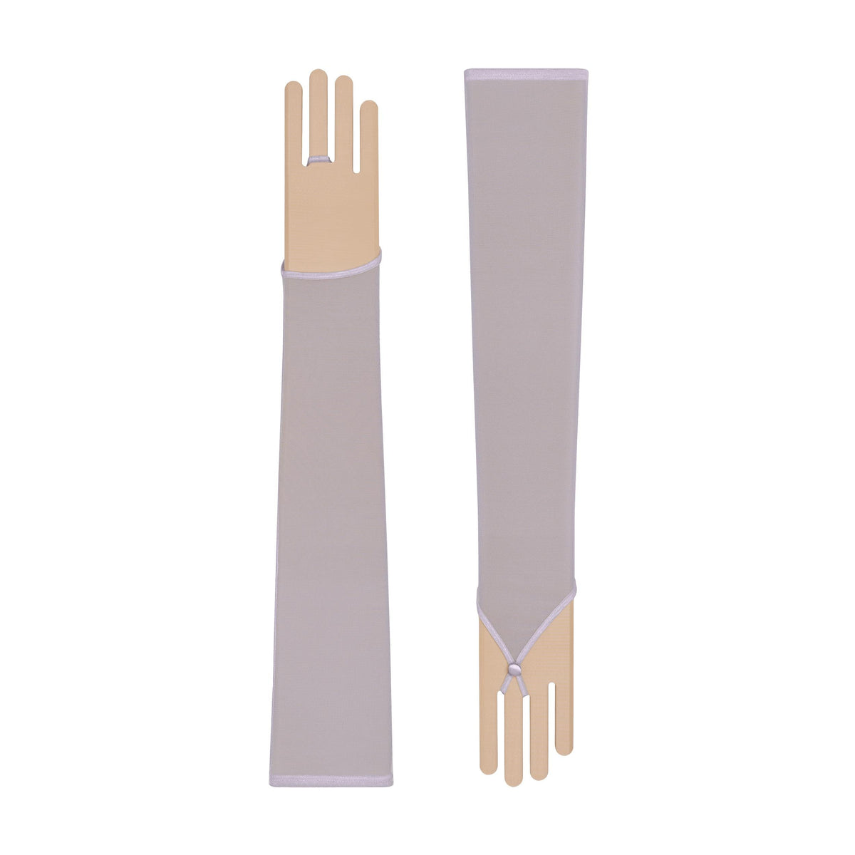 Electra | Tulle Fingerless Opera Glove – Lilac