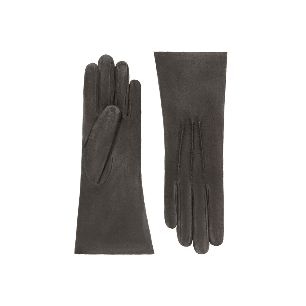 Eloise | Cashmere Lined Suede Glove-Grey-Cornelia James [cw:grey|high]