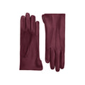 Emilie | Gants classiques en cuir - Bordeaux