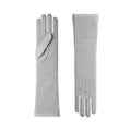 Francesca | Longer Line Sueded Cotton Day Glove – Ascot Grey
