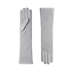 Francesca | Longer Line Sueded Cotton Day Glove – Ascot Grey