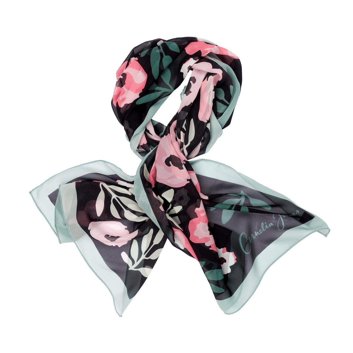 Freya | Silk Scarf-Cornelia James [cw:black|high]