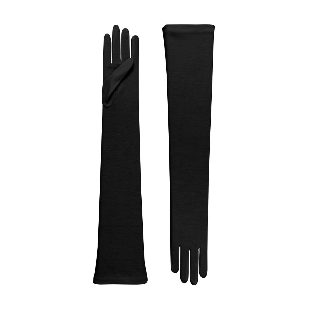 Harriet | Cotton Opera Glove – Black