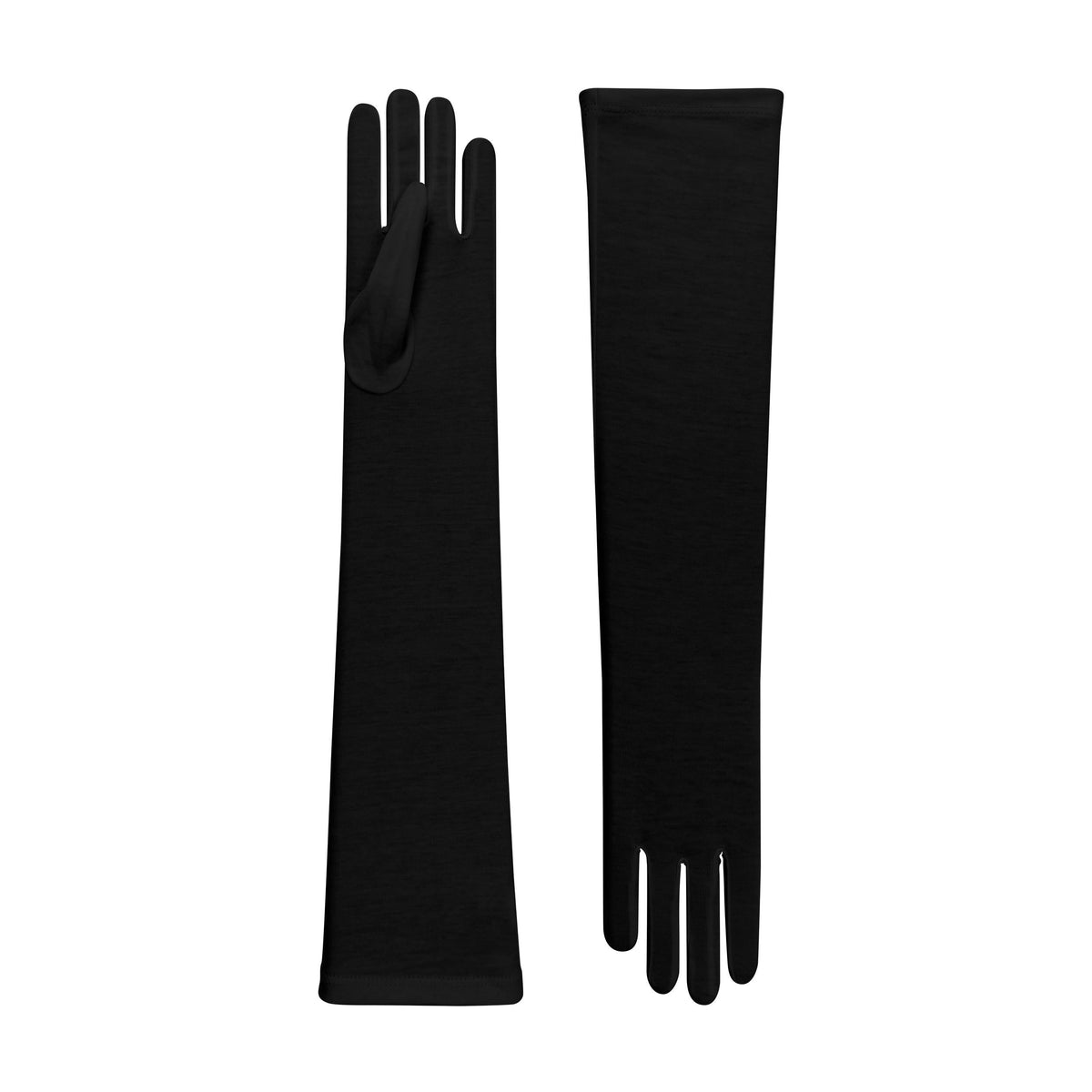 Henrietta | Cotton Opera Glove-Black-Cornelia James [cw:black|high]