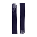 Hermione | Satin Opera Glove – Dark Amethyst