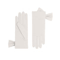 Imogen | Guantes de lana merina - Blanco invernal