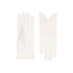 India | Tulle Glove with Keyhole & Bow – Ivory