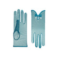 India | Tulle Glove with Keyhole & Bow – Teal