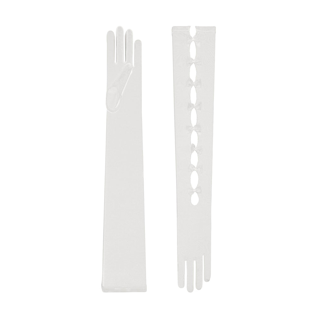 Jessica | Tulle Opera Glove – Ivory