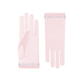 Louise | Tulle Wrist Length Glove – Blush