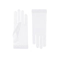 Louise | Tulle Wrist Length Glove – White