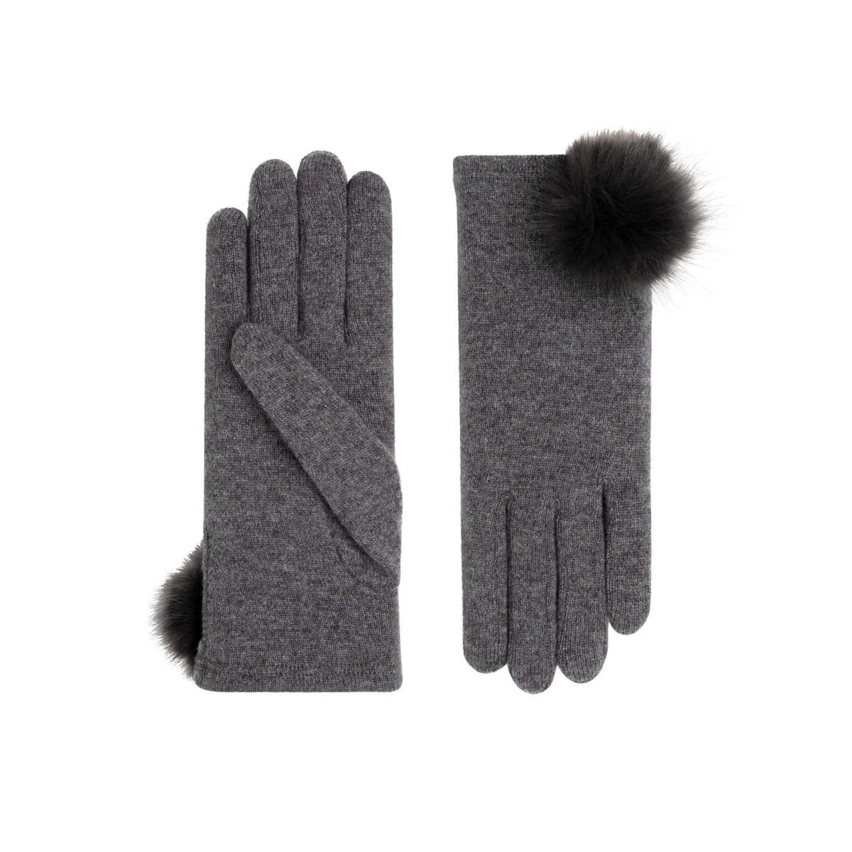 Mòrag | Cashmere Glove – Elephant Grey