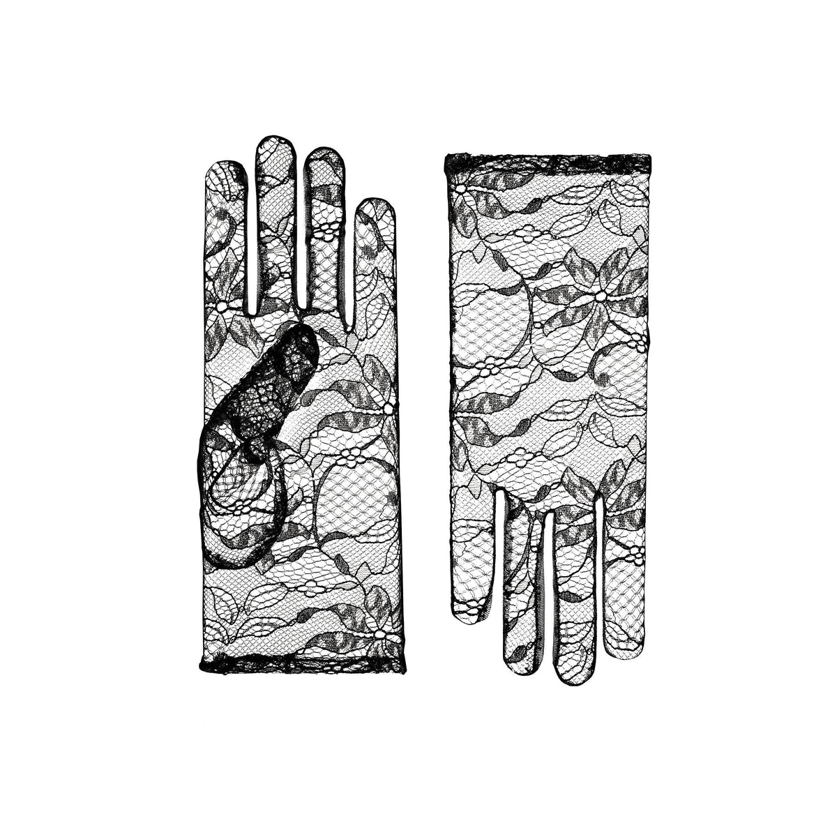Nancy | Lace Glove – Black