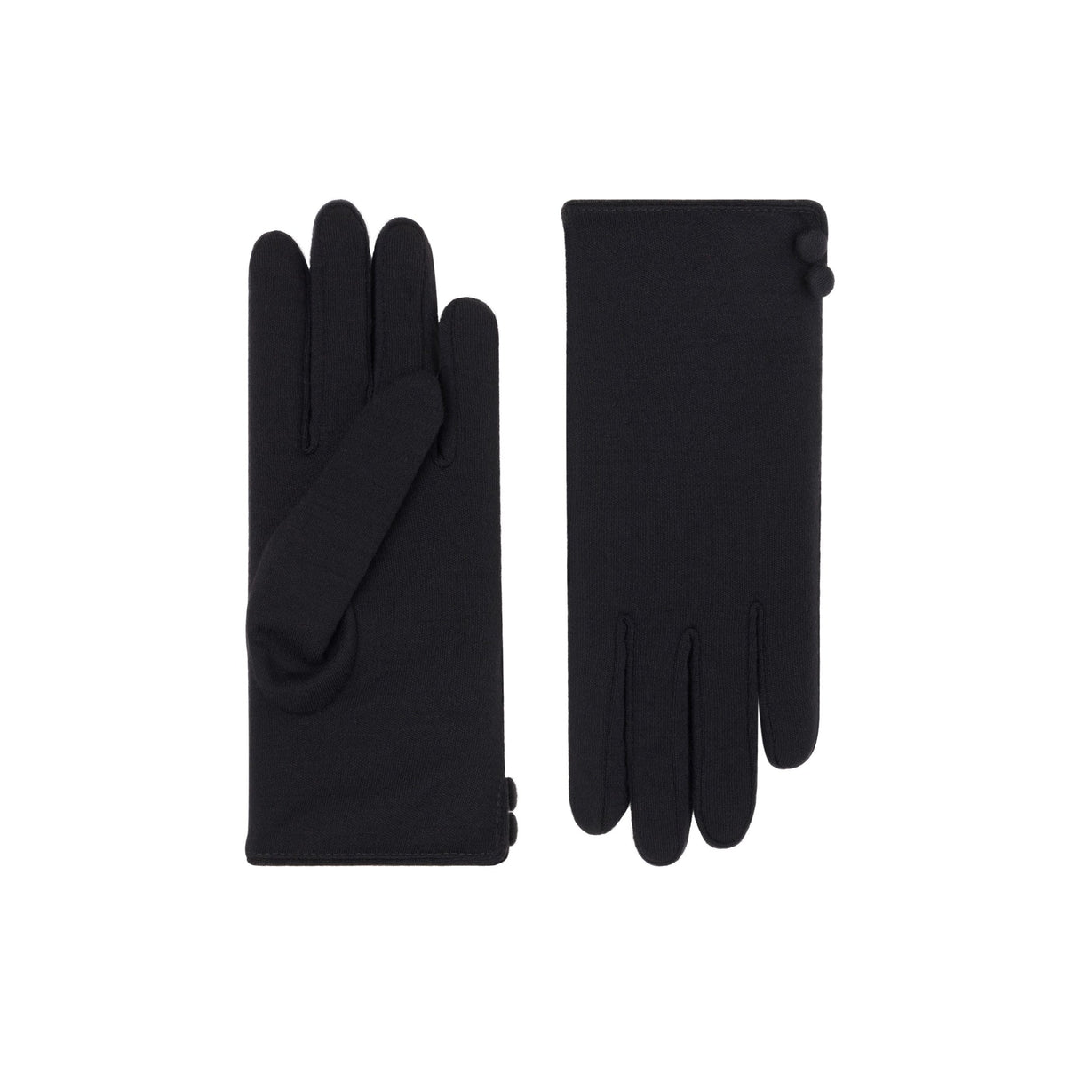 Pandora | Merino Wool Glove-Black-Cornelia James