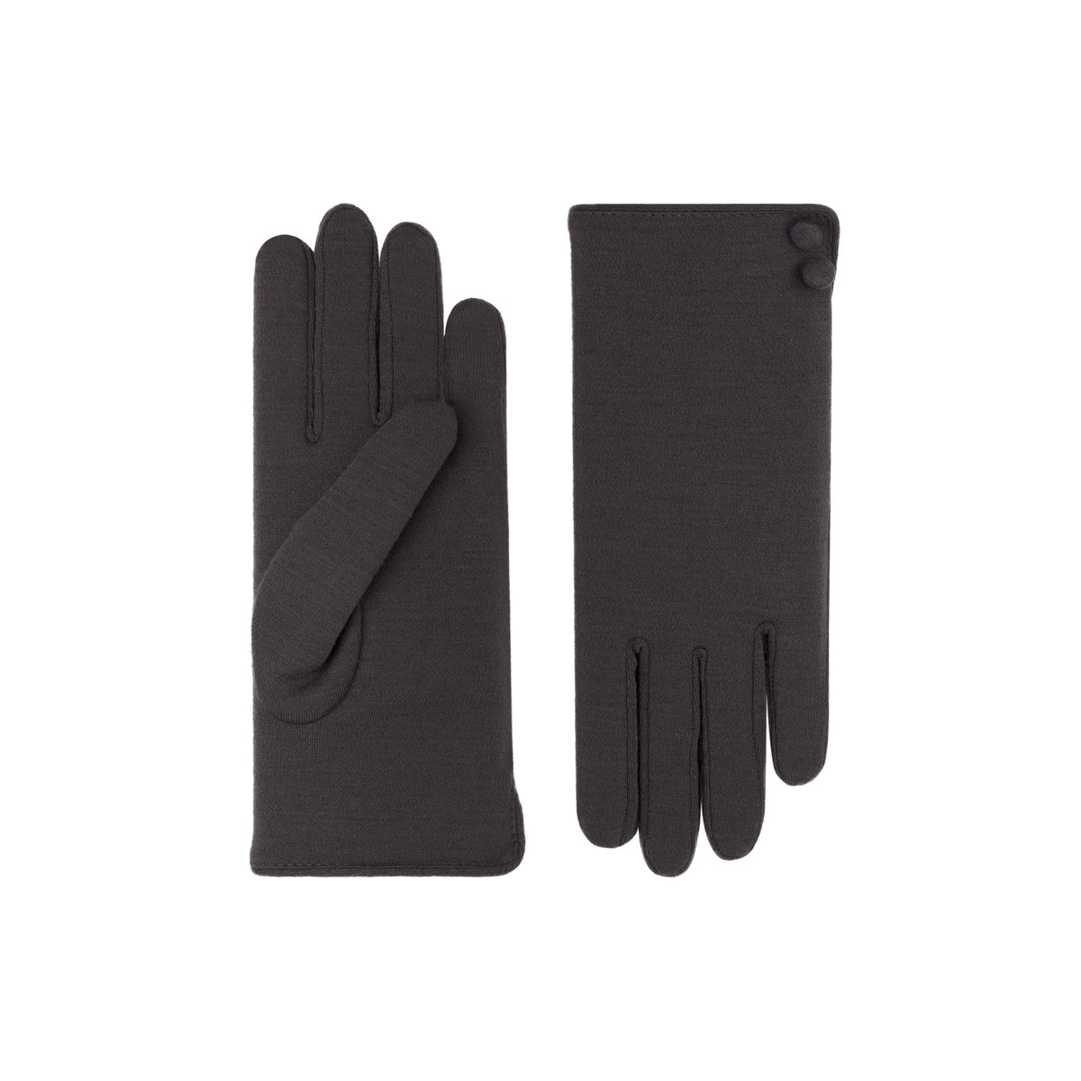 Pandora | Merino Wool Glove-Elephant Grey-Cornelia James