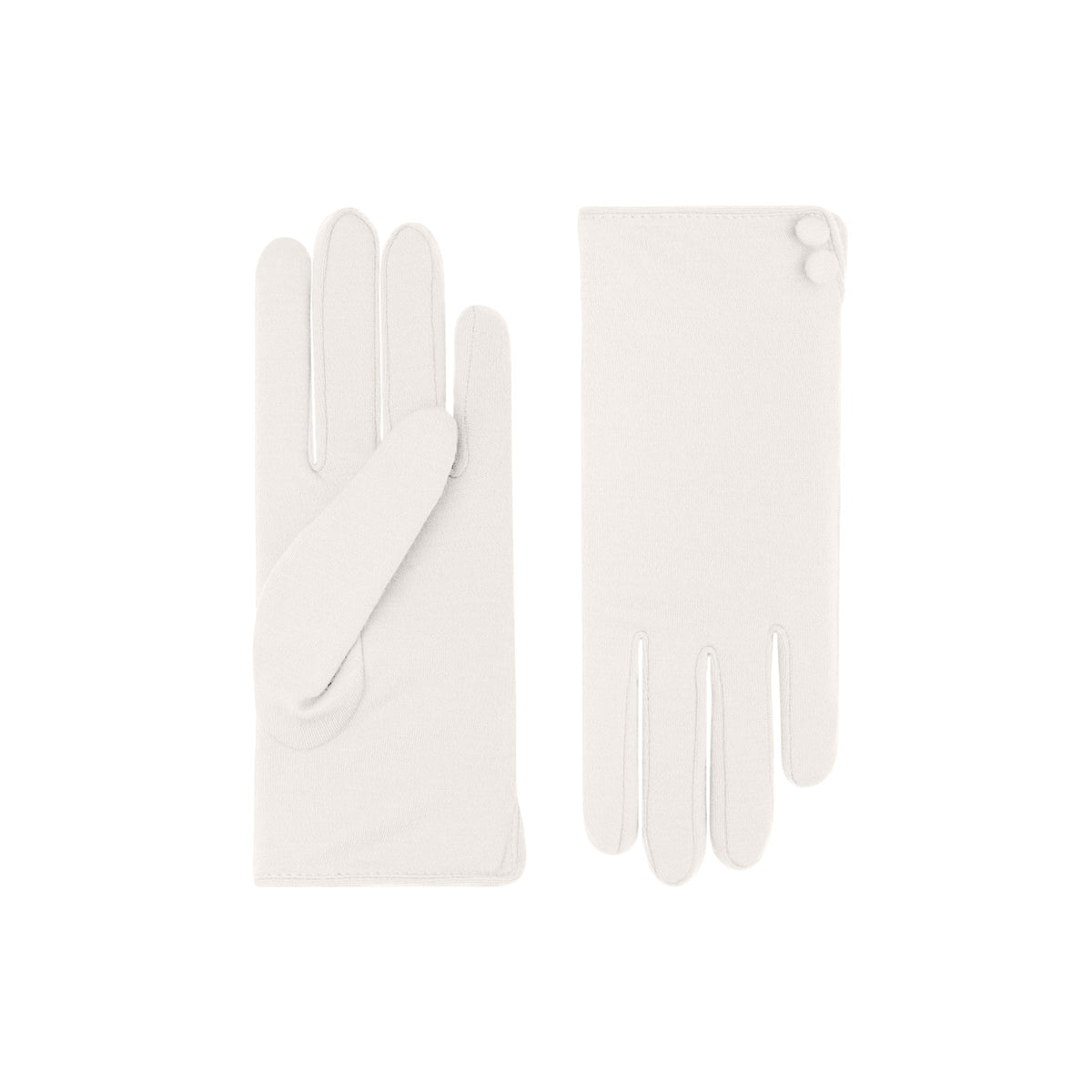 Pandora | Gants en laine mérinos - Blanc d'hiver