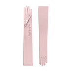 Hermione | Satin Opera Glove – Smokey Rose