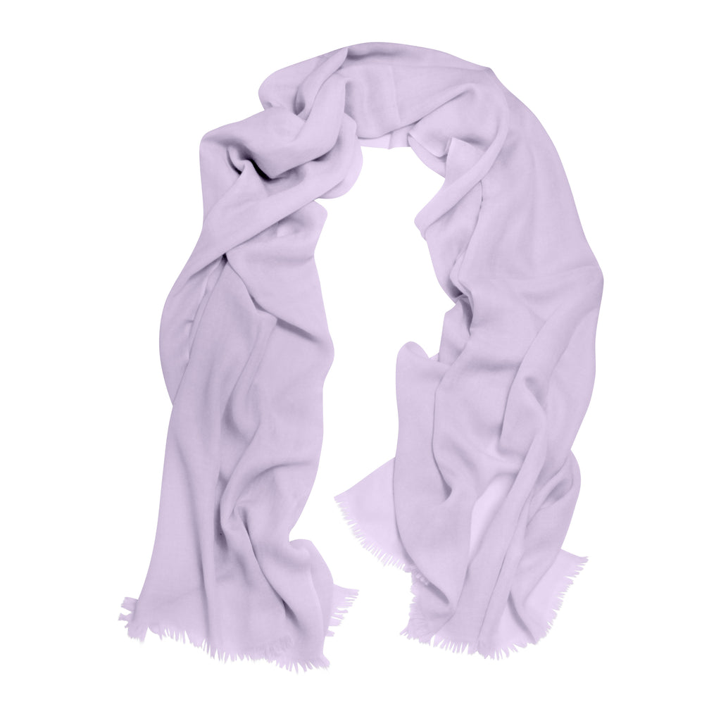 Cressida | Pure Cashmere Pashmina – Amethyst