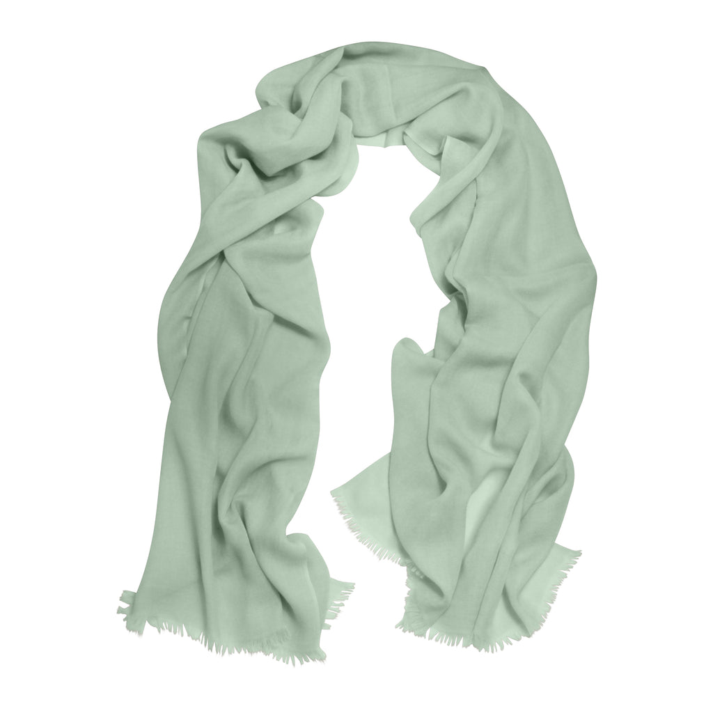 Cressida | Pure Cashmere Pashmina – Pistachio