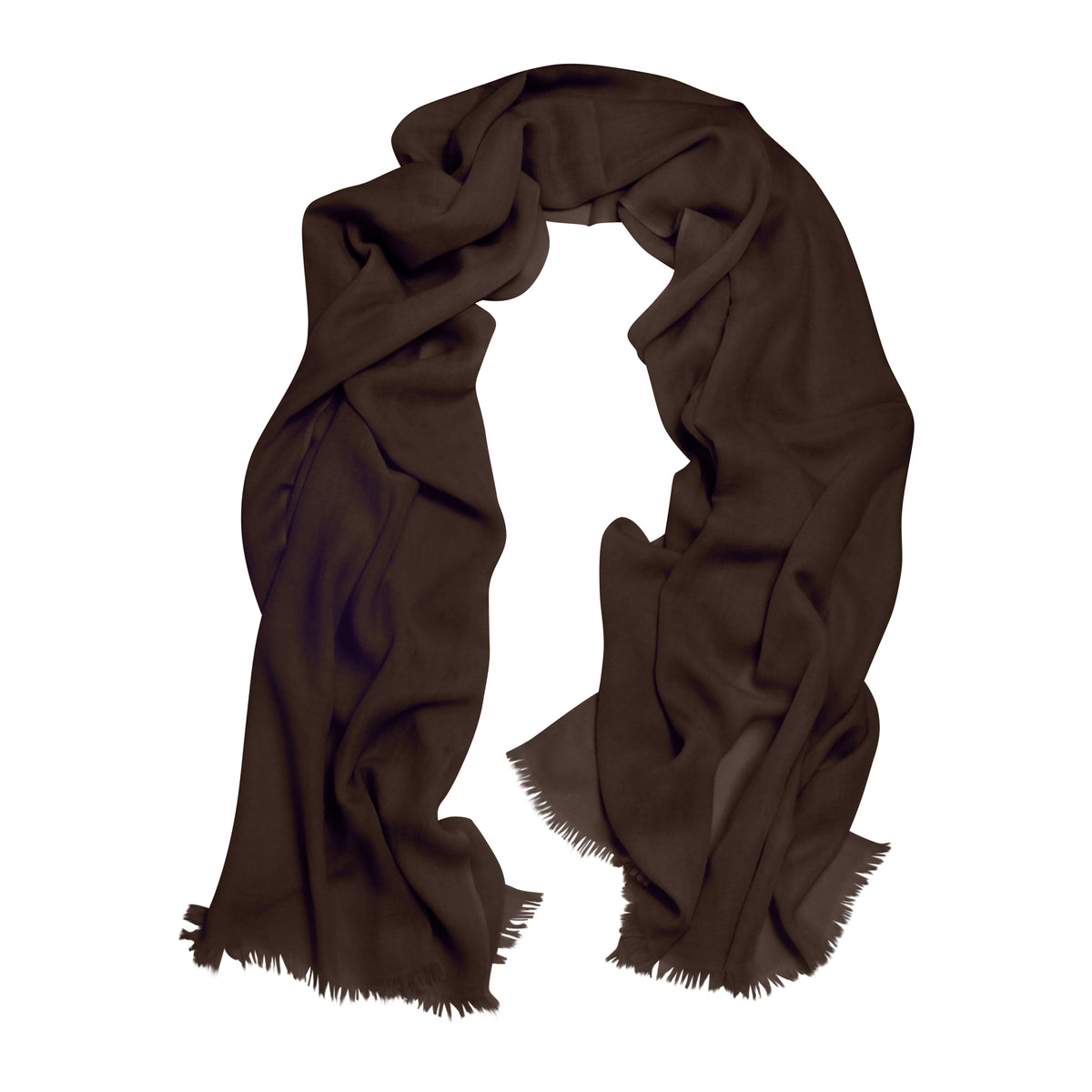 Cressida | Pure Cashmere Pashmina – Chocolate