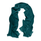 Cressida | Pure Cashmere Pashmina – Jade