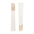 Philomena | Silk Fingerless Opera Glove – Ivory