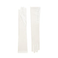 Ivory Satin Opera Gloves - Phoebe