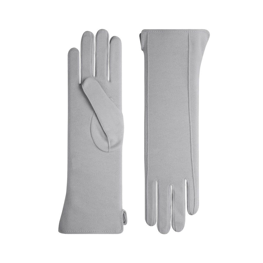 Regina | Sueded Cotton Day Glove – Ascot Grey