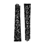 Tatiana | Lace Opera Glove – Black