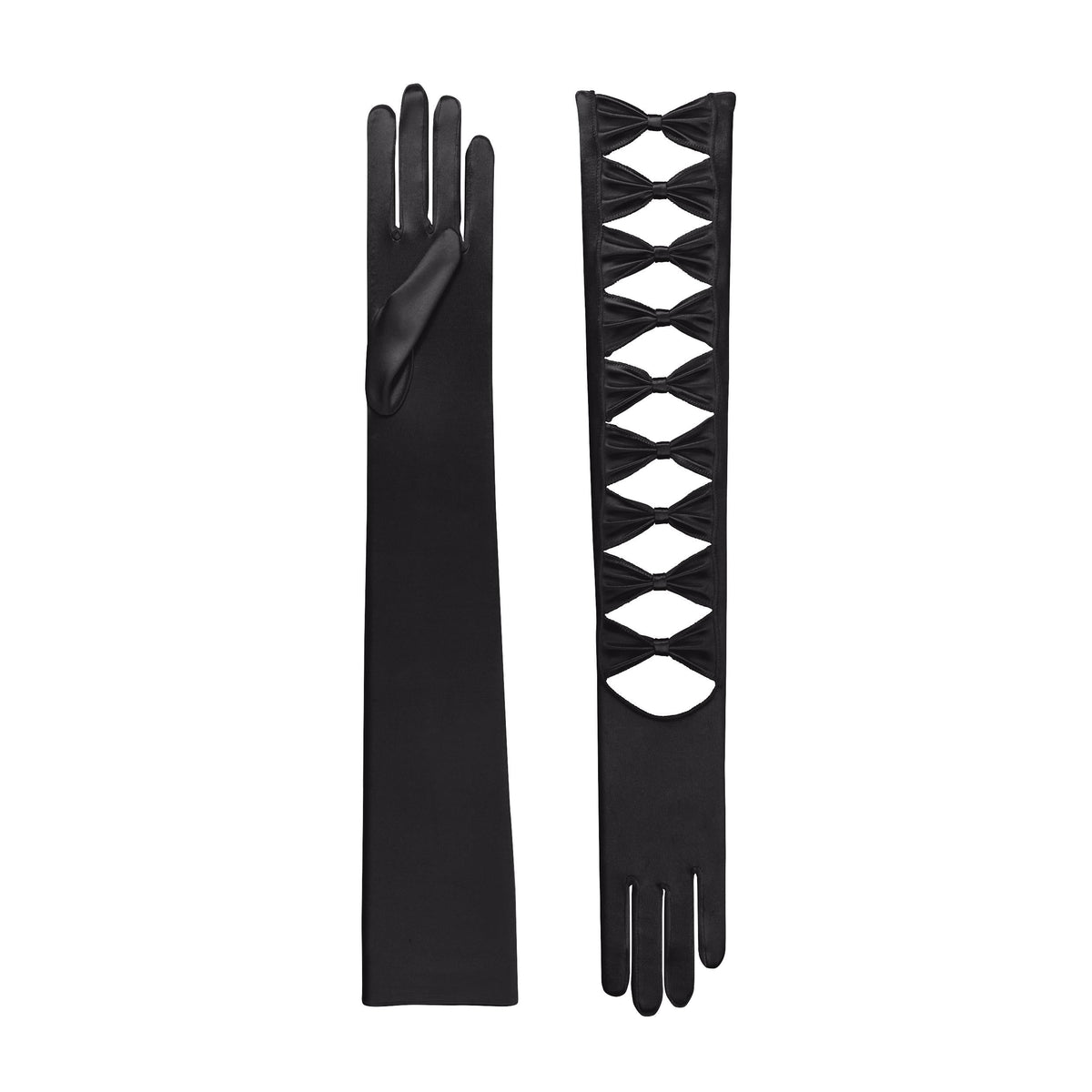 Thalia | Satin Opera Glove-Black-Cornelia James [cw:black|high]