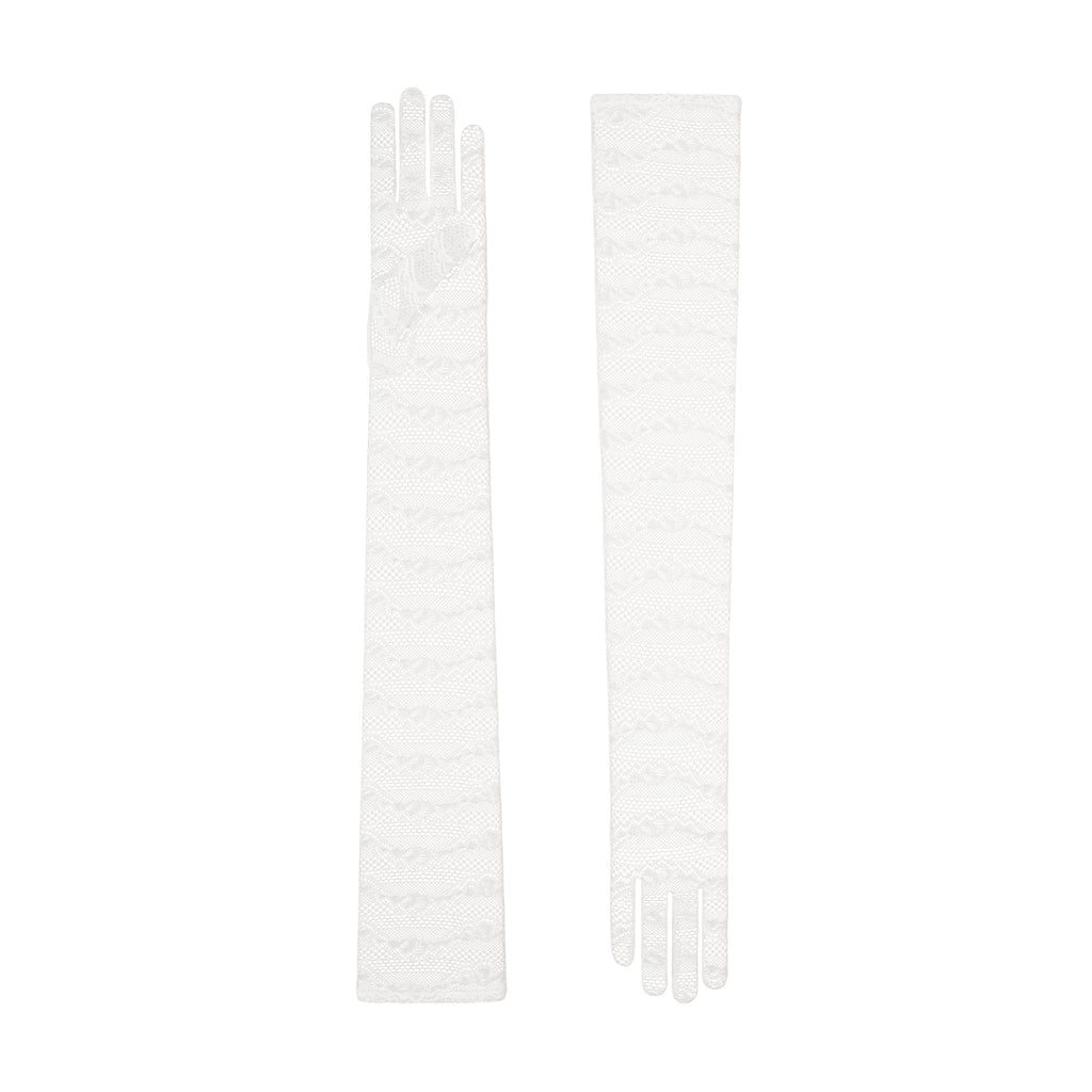 Zoe | Lace Opera Glove – Ivory